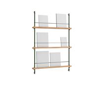 MOEBE Porte-revues Magazine Shelving Chêne-pine green. 85×115×7 cm. MS.115.1