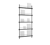 MOEBE Porte-revues Magazine Shelving Noir. 85x180x7 cm. MS.180.1