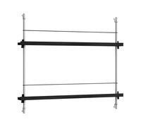 MOEBE Porte-revues Magazine Shelving Noir-acier inoxydable. 85x65x7 cm. MS.65.1