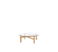 MOEBE Table basse ronde Moebe Ø88 cm Chêne