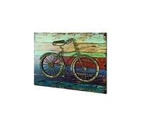 HAKU Patère murale Motif vintage MDF & métal L 53 x H 40 x P 7 cm Style industriel