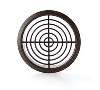 Möbelgitter Belüftungsgitter Ø 70 mm 10 Stück braun