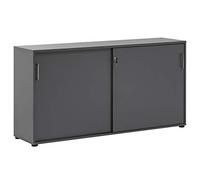 Möbelpartner Denver Armoire à Portes coulissantes, Anthracite, env.