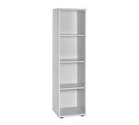 Möbelpartner Manni 142866 Étagère, Gris Clair, 39,3 x 39,5 x 152,8 cm