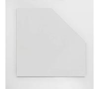 Möbelpartner Milo 701380 Plaque D’Angle, Blanc, 65,0 x 65,0 x 2,2 cm