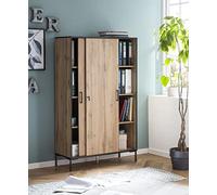 Möbelpartner Montana 701724 Armoire De Classement, 100,1 x 41 x 163,8 cm, Décor Maison De Campagne en Chêne