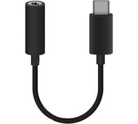 MOELECTRONIX Casque audio USB 3.1 type C compatible avec Xiaomi Redmi Note 14 Pro+ Plus 5G | USB-C vers casque numérique 3,5 mm | Câble adaptateur audio Aux-IN noir