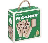 Mölkky® GO - Jeu de Lancer en Bois - Jeu d’Adresse Extérieur pour Jardin, Plage et Parc - Dès 6 Ans - Tactic