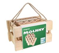 Tactic Jeux 40268 - JEUX/JOUETS - JEUX DE SOCIETE - Mölkky origine dans une caisse en bois Big Size