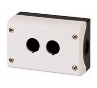 Boîtier en saillie Eaton 216537 2 emplacements, pour montage au sol (Ø x H) 22 mm x 80 mm anthracite