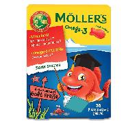 Mollers Gommes P'tits Poissons Omega-3 – 36 gommes – Fraise