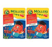 Möller's Omega-3 P'tits Poissons Gummies 2x36 pc(s)