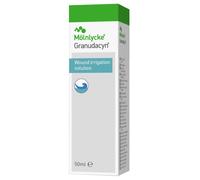 Mölnlycke® Granudacyn® Solution d’irrigation des plaies Fluide 50 ml