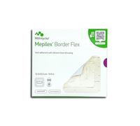 Mölnlycke Mepilex Border Flex 12,5x12,5 cm | Pansement Hydrocellulaire Flexible en Silicone | 5 Pièces