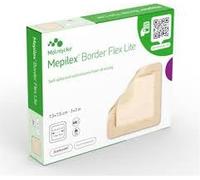 Mölnlycke, Mepilex Border Flex Lite 7,5 x 7,5 cm, pansement auto-adhésif en mousse de silicone souple