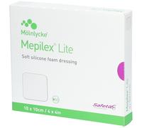 MÖLNLYCKE® Mepilex® Lite Pansement hydrocellulaire siliconé 10 x cm Bandage(S) 5 pc(s)