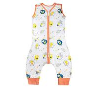 MOEMOE BABY Gigoteuse Été,Gigoteuse a Pied Tog 0,5 Gigoteuse avec Jambes,Sac de Couchage pour Enfant,Turbulette Ete 100% Coton Fille Garçons,Longueur 104cm,5-7 Ans,Mouton,XL