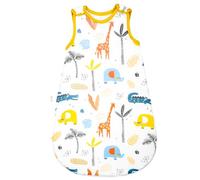 MOEMOE BABY Gigoteuse Tog 2,5,Gigoteuse Hiver en 100% Coton,Gigoteuse Bébé,Gigoteuse 18-24 Mois,Gigoteuse sans Manches,Lavable,Couverture D'emmaillotage,Girafe,XL
