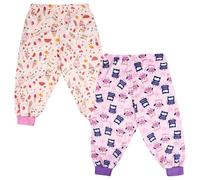MOEMOE BABY Pantalon Propreté Enfant Nuit,Pantalon Apprentissage Propreté Garcon,Impermeable Enfant Propreté Nuit,5-7 Ans,Violet Hibou,L