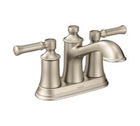 Moen 6802bn Dartmoor Mélangeur faible Arc de salle de bain robinet, Nickel brossé, SSCC non trouvé, 1