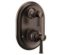 Moen Belfield UT3322ORB M-CORE 3 Series Pommeau de douche à 2 poignées avec transfert intégré, valve requise, bronze huilé