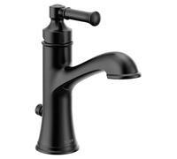 Moen Dartmoor 6803BL Robinet de salle de bain à une poignée en arc haut Noir mat