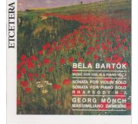 Moench - Bartok: Rhapsody No.2/Sonata