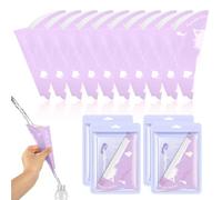 MOERAE Urinoir Femme Portable Jetable, 40 Pieces - Materiau Etanche Securise pour Camping/Voyage - Design Compact 10x18.5cm
