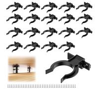 MOERDIFFER 20 Pièces Plinthe Cuisine, Clip de Fixation pour Plinthes avec 50 vis pour pieds de cuisine de 32 à 36 mm pour Canapés Tables Lits Armoires