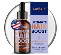Moerie Sérum de croissance des cheveux 50 ml - pour accélérer la croissance des cheveux et contre la chute des cheveux chez les femmes - Sérum de croissance des cheveux - Sérum capillaire - Huile