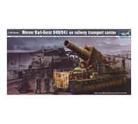 Mörser Karl Gerät 040/041 Auf Eisenbahn-transport-trailer- 1:35e - Trumpeter G