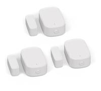 MOES Capteur de Porte et de Fenêtre Intelligent, Nécessite ZigBee Tuya Gateway, Détecteur sans Fil pour Système d'alarme et Maison, Compatible avec Smart Life/MOES/Tuya, 3PCS