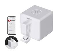 MOES Fingerbot Plus ZigBee Smart Switch Button Pusher, Mise à Niveau avec Contrôle Tactile, Compatible avec Smart Life App et MOES ZigBee Hub, Alexa, Google Home, Timer Control, IFTTT