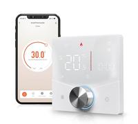 MOES Gaz/Chauffe - Eau Thermostat Intelligent, Wi - FI Thermostat de pièce Programmable Compatible avec Alexa/Google Home, Smart Life/AppTuya