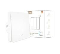 MOES Interrupteur Mural Intelligent ZigBee 1 Gang | Sans fil neutre ni condensateur requis, fonctionne avec application Tuya, Alexa/Google Home/2MQTT/Zigbee Home Assistant