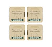 MOES Interrupteur WiFi encastré, mini module de relais d'interrupteur intelligent, compatible avec Smart Life Tuya, Alexa et Google Home, conducteur neutre nécessaire 1 Voie