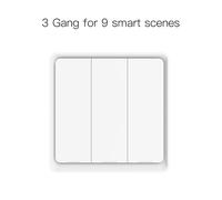 Moes-Joli De Scène Sans Fil Tuya Zigequation,4 Gangs,Contrôleur À Bouton-Poussoir,Batterie 62 Tournesol,Scénario Pour Revietuya - Type 3 Gang #A