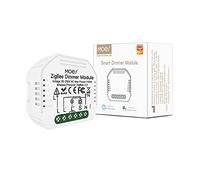MOES Mini Module Interrupteur Intelligent ZigBee DIY | 1 Gang, télécommande via application Smart Life/Tuya, compatible Alexa/Google, hub ZigBee requis