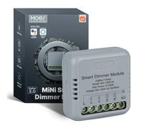 MOES Mini ZigBee Module Variateur LED Intelligent Encastré 2 Gang | Nécessite hub MOES ZigBee, compatible avec Alexa et Google Home