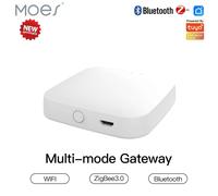 MOES nouvelle passerelle intelligente multimode ZigBee Bluetooth Mesh Hub fonctionne avec l'application intelligente Tuya commande vocale via Alexa Google Home Multi F Gateway