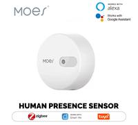 MOES Tuya ZigBee 3.0 capteur de présence humaine, capteur de détection d'onde Radar pour la sécurité de la maison capteur intelligent d'existe du corps humain 1 Pcs
