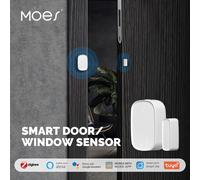 MOES Tuya ZigBee détecteur de capteur de porte de fenêtre intelligent système d'alarme de sécurité à domicile intelligent vie intelligente Tuya App télécommande Zigbee Door Sensor