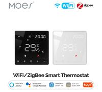 MOES Tuya ZigBee WiFi Thermostat intelligent régulateur de température Programmable pour chaudière à eau chauffage électrique Alexa Google Home Chauffage électrique BK