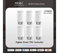 MOES-Vanne d'actionneur programmable intelligente Tuya, ZigBee 3.0 TRV, thermostat, chauffage de température, Alexa, commande vocale, nouvelles religions option 10