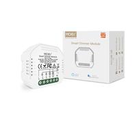 MOES Variateur de Lumière WiFi Intelligent DIY, 2 Gang | Taille mini, commutateur relais connecté Smart Life/Tuya, compatible avec Google Home et Alexa