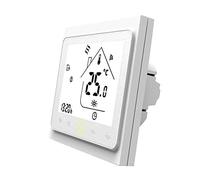 MOES WiFi Thermostat Chauffage au Sol à Eau Connecté et Intelligent Filaire, WiFi 2.4GHz et Fil Neutre Requis Contrôleur de Température, Compatible avec Smart Life Tuya Alexa et Google Home