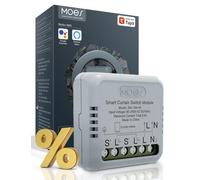 MOES ZigBee Module de commutateur de rideau intelligent pour moteur de volet roulant électrique motorisé, Tuya ZigBee Hub nécessaire, compatible avec Alexa Echo Google, 4PCS