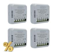 MOES ZigBee Module de Commutateur pour Volet Roulant | Pour moteur électrique motorisé, hub Tuya ZigBee nécessaire, compatible avec Alexa Echo/Google
