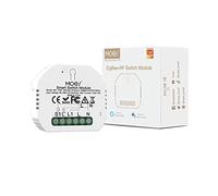 MOES ZigBee RF433 Intelligent Sans fil Interrupteur Module, Contrôle vocal Alexa, Compatible avec Smart Life/Tuya APP, Tuya Zigbee HUB est requis
