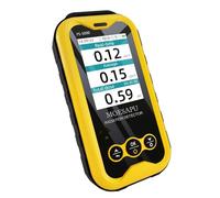 MOESAPU Geiger FS5000-2 Compteur de rayonnement nu ire Dosimètre de rayonnement avec écran couleur TFT LCD de 6,1 cm pour l'eau, la nourriture et les cosmétiques, rechargeable à main bêta gamma
